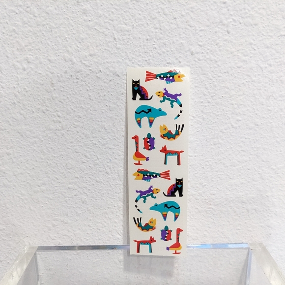 Vintage Mrs Grossman's Robert Shields Stickers Southwest Gecko Cat Fish - Picture 1 of 6